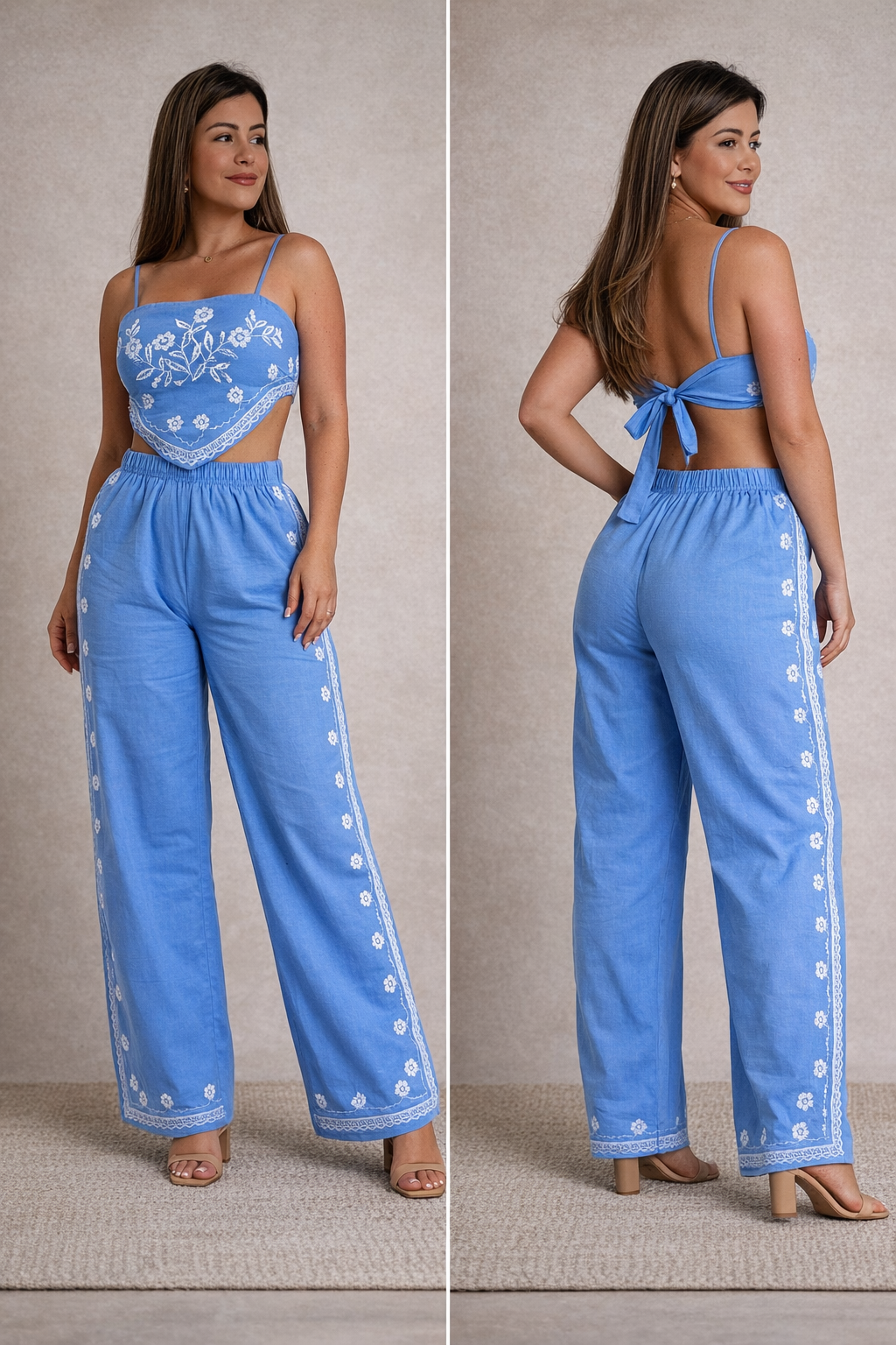 Tropicaleo celeste Set