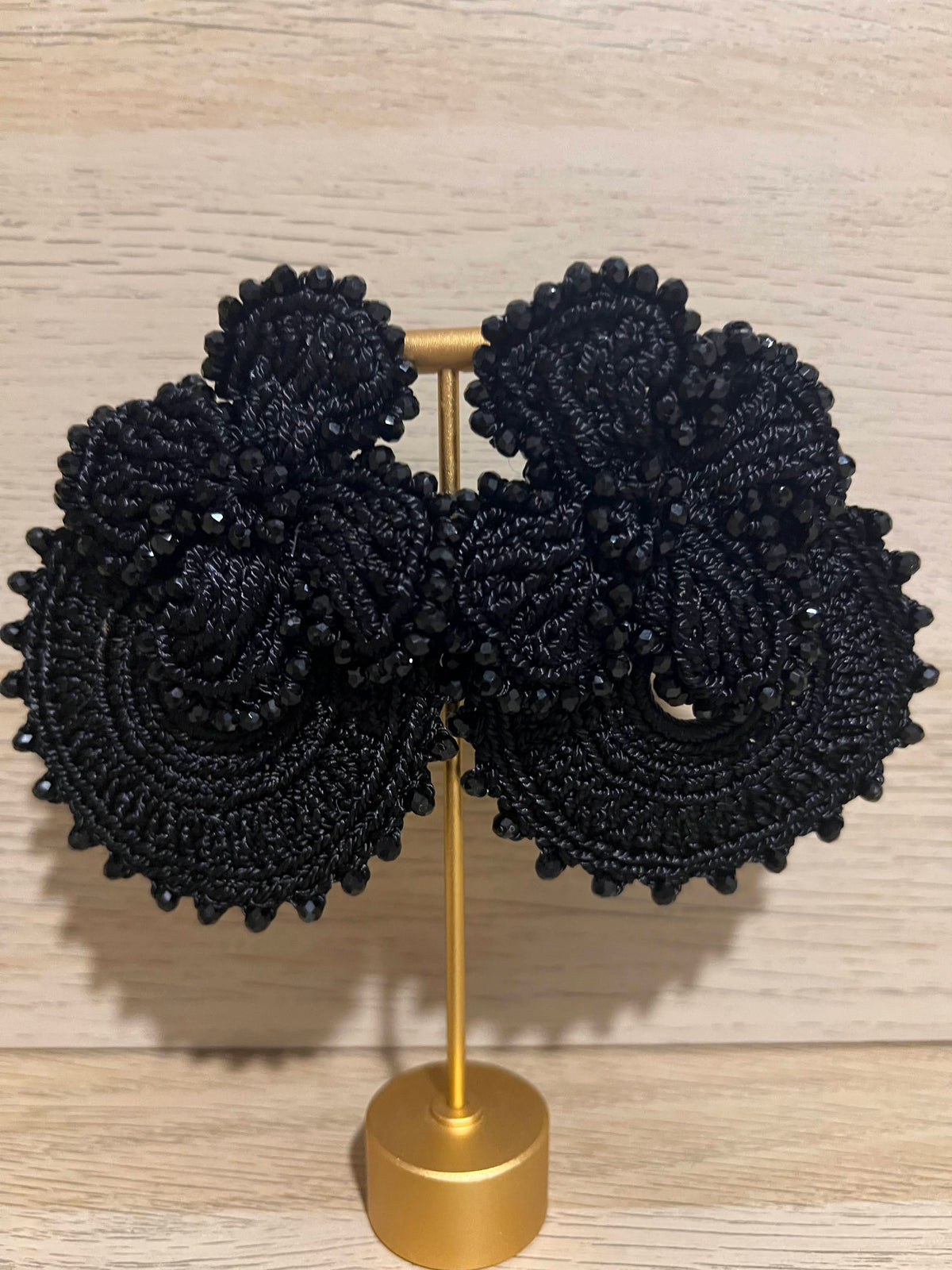 Ancestra Black Earring